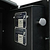 Burg-Wächter Caja fuerte de seguridad (Cerradura de seguridad de doble paletón blindada, L x An x Al: 380 x 435 x 320 mm, Negro)