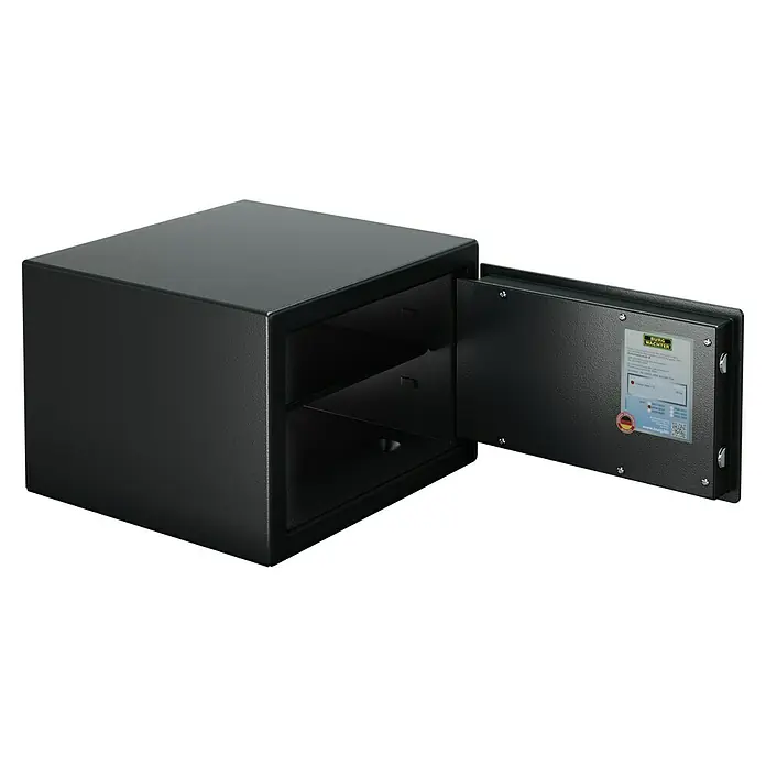 Burg-Wächter Caja fuerte de seguridad Classic-Safe 1 E - Cerradura de combinación electrónica, L x An x Al: 376 x 402 x 278 mm, Negro - La caja fuerte para muebles Burg Wächter con cerradura de puerta abierta es perfecta para guardar objetos de valor.