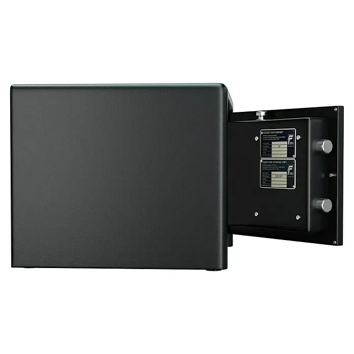 Burg-Wächter Möbeltresor Combi Line CL 410 K - Gepanzertes Sicherheits-Doppelbartschloss, L x B x H: 380 x 435 x 320 mm, Schwarz - Ein Tresor, der Sicherheit und Schutz bietet. Ideal zur Aufbewahrung von Wertsachen. Robuste Bauweise für höchste Ansprüche.