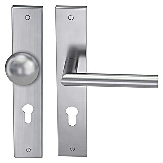 Diamond Doors Wechselgarnitur Iowa (Türstärke: 38 mm - 45 mm, Edelstahl, DIN Anschlag: DIN-R)