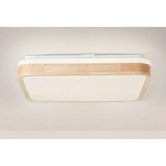 Brilliant LED-Deckenleuchte Tumeo (24 W, L x B x H: 39 x 39 x 8 cm, Weiß, Warmweiß) | BAUHAUS