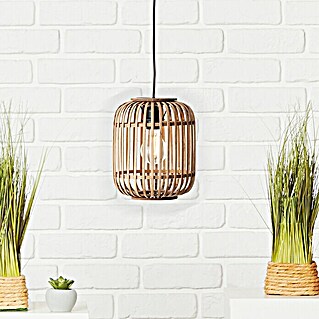 Brilliant Woodrow Pendelleuchte (E27, 60 W, Holz hell)