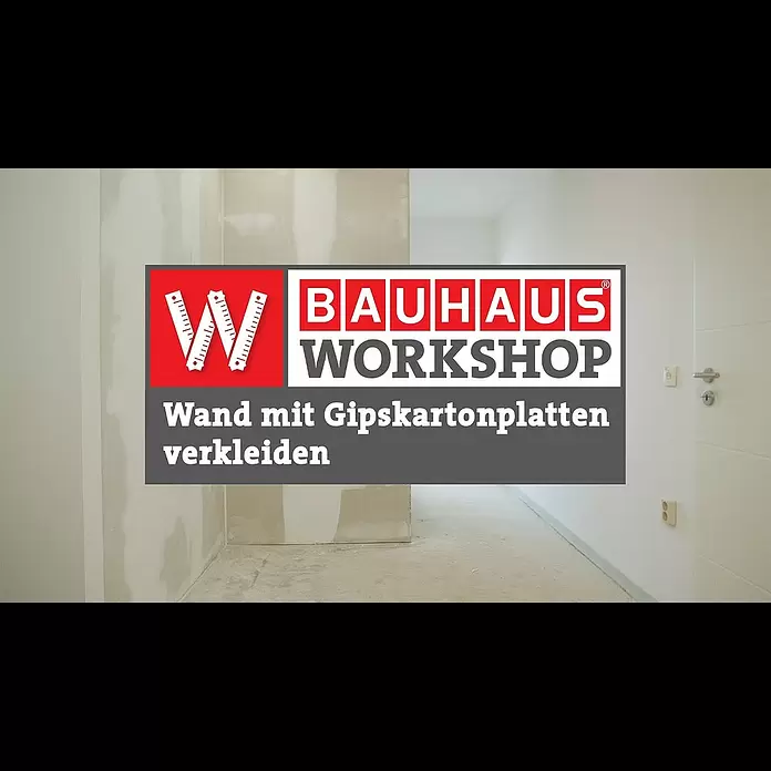 Probau Gipskartonplatte Easy - 2.000 x 900 x 12,5 mm, Imprägniert - Wand mit Gipskartonplatten verkleiden [Anleitung] | BAUHAUS Workshop