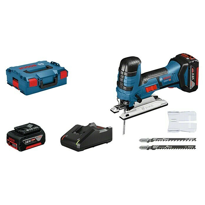 Bosch Professional Akku-Stichsäge GST 18 V-LI L-Boxx18 V, 2 Akkus, 4 Ah Unknown