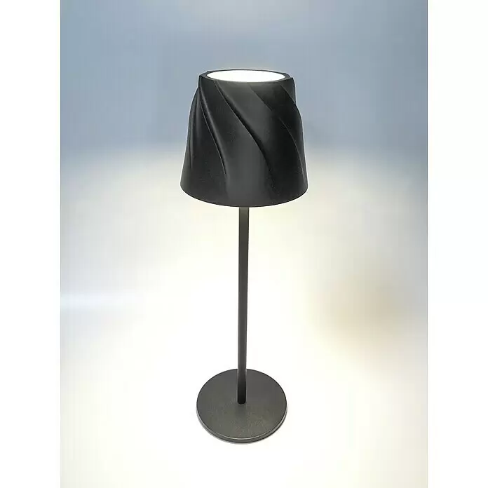 Starlux Akku-Tischleuchte Loreo - 4 W, L x B x H: 10 x 10 x 36 cm, Schwarz, Warmweiß - Anwendungsbeispiel