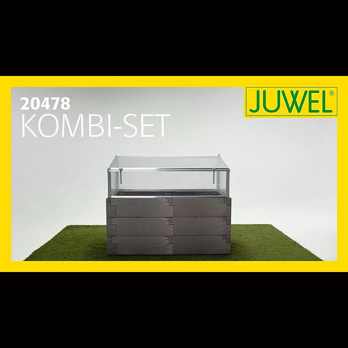 Juwel Hochbeet Timber Set - 130 x 60 x 52 cm, Kunststoff, Nordic wood - JUWEL Timber Kombi-Set MONTAGEANLEITUNG | ASSEMBLY INSTRUCTIONS