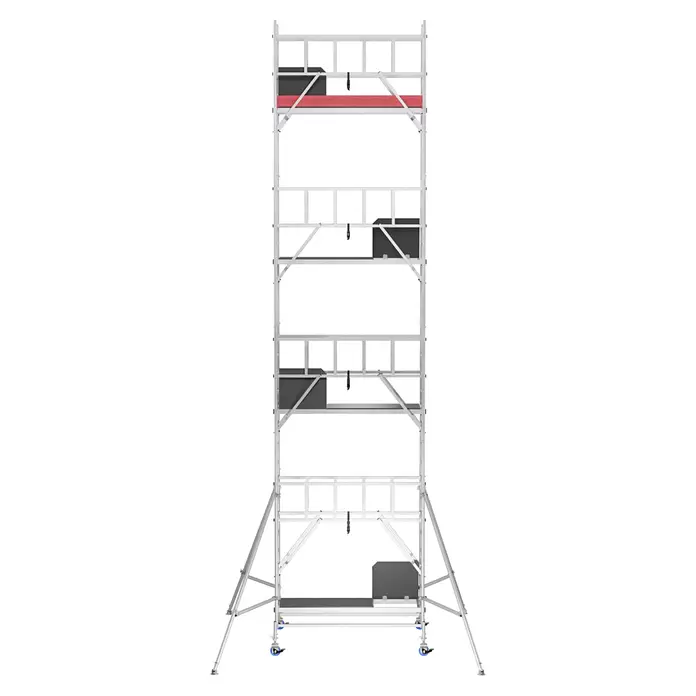 Krause ProTec Rollgerüst - Arbeitshöhe: 9,3 m, Belastbarkeit Plattform: 240 kg