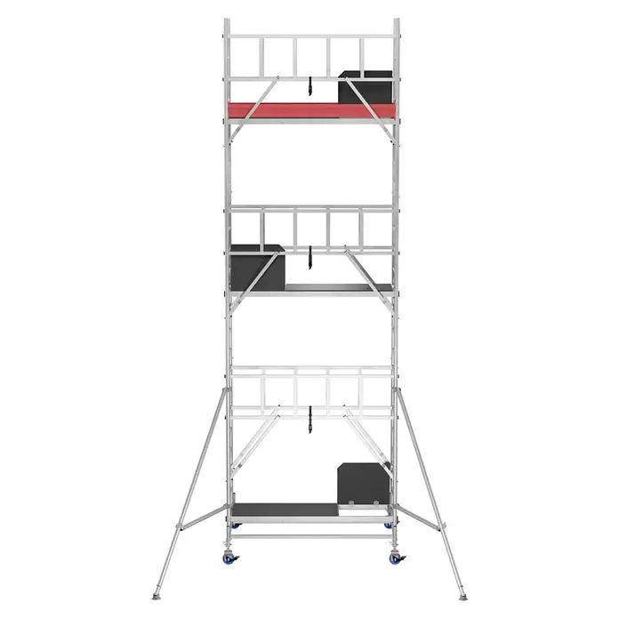 Krause ProTec Rollgerüst - Arbeitshöhe: 7,3 m, Belastbarkeit Plattform: 240 kg