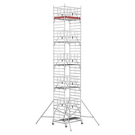 Krause ProTec XXL Rollgerüst Breitaufbau (Arbeitshöhe: 11,3 m, Belastbarkeit Plattform: 480 kg)