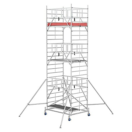 Krause ProTec XXL Rollgerüst Breitaufbau (Arbeitshöhe: 7,3 m, Belastbarkeit Plattform: 480 kg)
