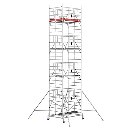Krause ProTec XXL Rollgerüst Breitaufbau (Arbeitshöhe: 9,3 m, Belastbarkeit Plattform: 480 kg)