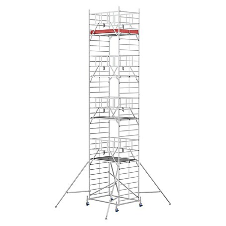 Krause ProTec XXL Rollgerüst Breitaufbau (Arbeitshöhe: 10,3 m, Belastbarkeit Plattform: 480 kg)