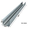 Probau UD-Wandanschlussprofil (300 x 2,8 x 2,7 cm, Verzinkt)