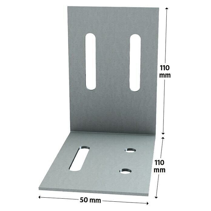 Probau Türpfostensteckwinkel (50 x 110 x 110 mm)