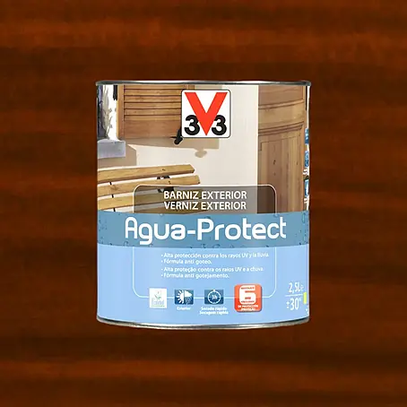 V33  Barniz para madera Exterior AguaProtect