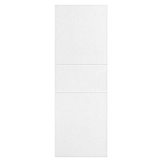 Solid Elements Puerta corredera de madera Munich (72,5 x 203 cm, Blanco, Macizo)