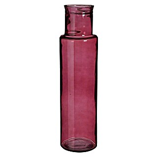 Jarrón García (Ø x Al: 15 x 55 cm, Fucsia, Vidrio)