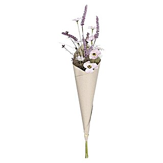 Ramo de flores secas (Largo: 60 cm, Fucsia)