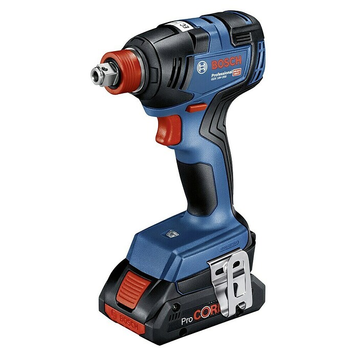 Bosch Professional Set de taladros GDX18V-200+GSB18V-55 (18 V, 2 baterías, 4 Ah, 5 pzs.) | BAUHAUS