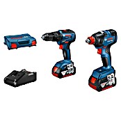 Bosch Professional Set de taladros GDX18V-200+GSB18V-55 (18 V, 2 baterías, 4 Ah, 5 pzs.) | BAUHAUS