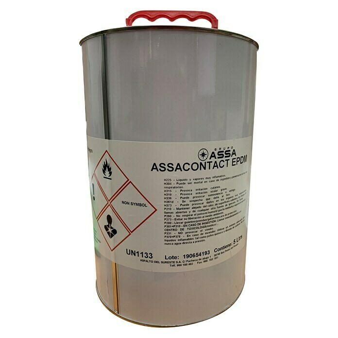 Grupo Assa Adhesivo de contacto Assacontact EPDM (5 l, Listo para su uso)