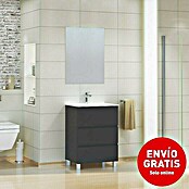Artysan Mueble de lavabo Patri (L x An x Al: 46 x 60 x 85 cm, Negro seda) | BAUHAUS