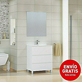 Artysan Mueble de lavabo Patri (46 x 70 x 85 cm, Blanco mate)