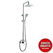 Combinado de ducha Grey (Con grifo monomando, Altura regulable: 83 - 119 cm, Cromado)