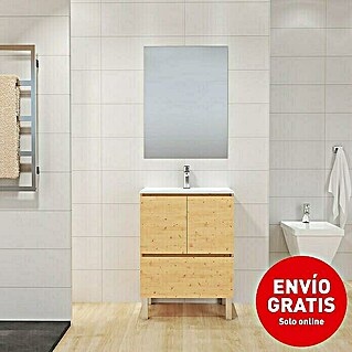 Mueble de lavabo Pine (L x An x Al: 44,6 x 60 x 82 cm, Pino, Efecto madera)