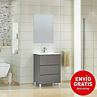 Artysan Mueble de lavabo Patri (L x An x Al: 46 x 60 x 85 cm, Ceniza)