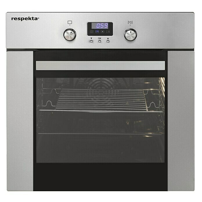 Respekta Premium Küchenzeile RP310HEWBO (Breite: 310 cm, Mit Elektrogeräten, Weiß Hochglanz)