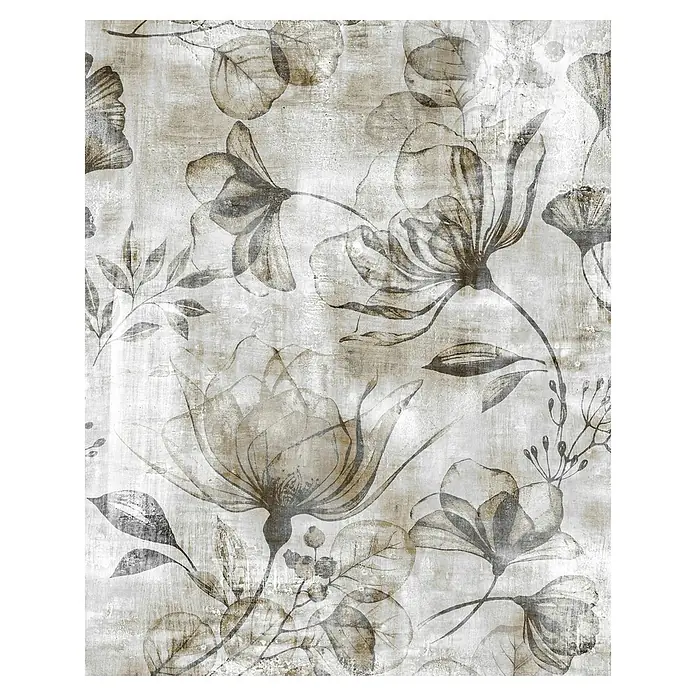 Komar Infinity 2 Fototapete Rustic RosesB x H: 200 x 250 cm, Vlies - Elegante Blüten-Tapete in gedämpften Tönen.