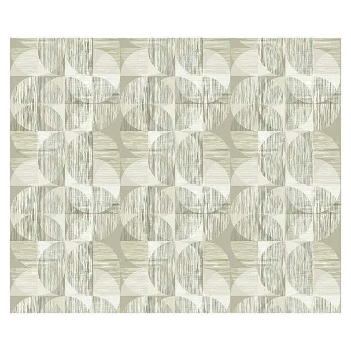 Komar Infinity 2 Fototapete Tubular Titan - B x H: 300 x 250 cm, Vlies - Abstraktes Tapetenmuster mit geometrischen Formen in neutralen Farben, die ein modernes und stilvolles Ambiente schaffen.