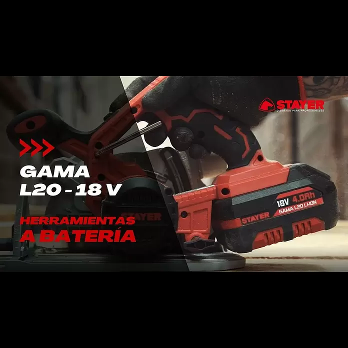 Stayer L20 Atornillador de impacto de batería IS - 18 V, Sin batería, 180 Nm - GAMA L20 Stayer - Herramientas a batera de 18 V | Bateras 18 V alto rendimiento