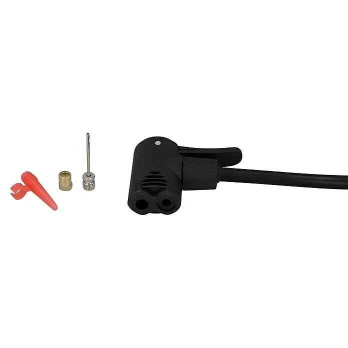 Fischer Fußpumpe Doppelzylinder Duokopf - Max. Druck: 5 bar - Detailaufnahme