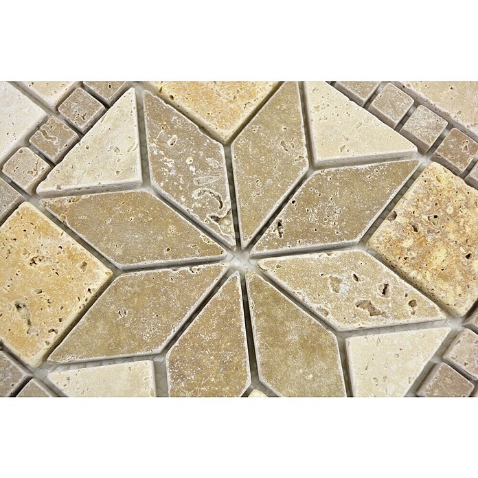 Antiek marmer (30,5 x 30,5 cm, Beige/Bruin, Mat)