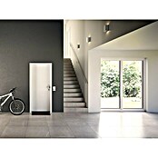 GetaDoor Laminit Wohnungseingangstür GL 223 (Klimaklasse II, 985 x 1.985 mm, DIN Anschlag: Rechts, Weiß seidenmatt)