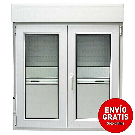 Solid Elements Ventana de PVC practicable-oscilobatiente (125 x 118,5 cm)