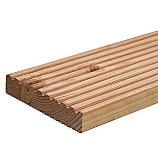 Tarima para terraza Douglasie (Abeto de Douglas, 300 x 14,5 x 2,8 cm, Amarillo rojizo)