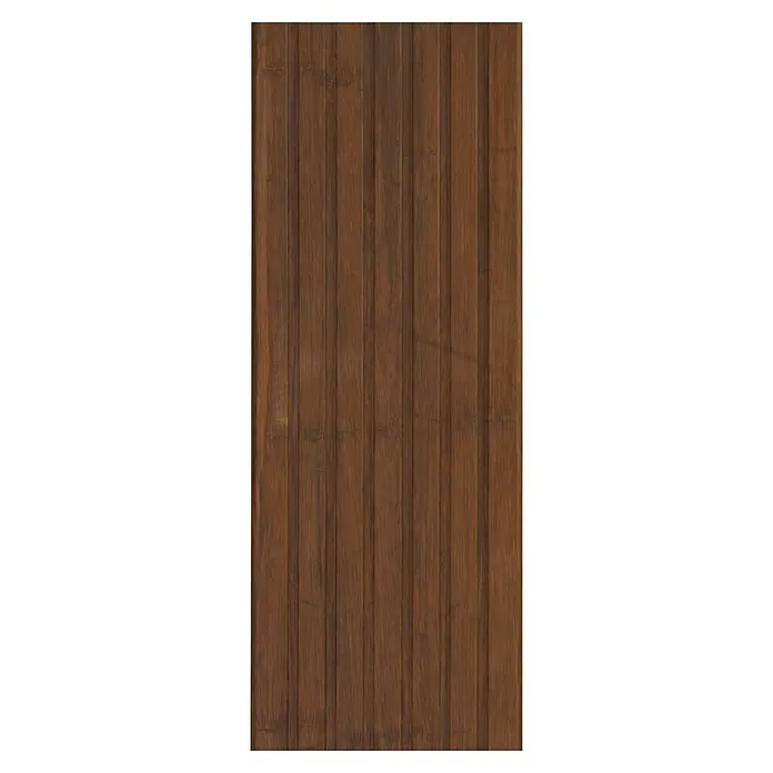 CoBaM Terrassendiele - Bambus, 220 x 14 x 2 cm, Braun - Dunkelbraune Holzpaneele mit vertikalen Linien. Perfekt für rustikale Innenräume und dekorative Wandverkleidungen, die Wärme und Natürlichkeit ausstrahlen.