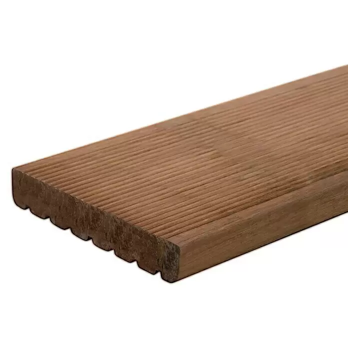 Terrassendiele Premium/Select - Bangkirai, 180 x 14,5 x 2,5 cm, Braun - Detailaufnahme