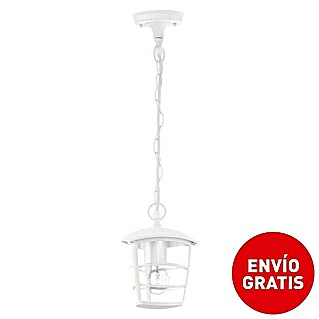 Eglo Aloria Lámpara colgante (60 W, Altura: 68,5 cm, Blanco, E27)