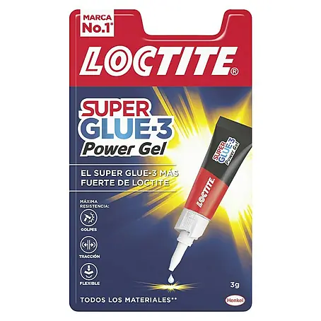 Loctite  Adhesivo instantáneo Super glue-3 Power flex