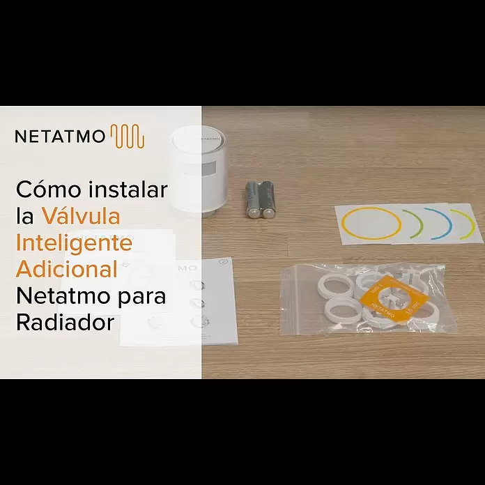 Netatmo Juego de termostato y válvulas - 3 válvulas Netatmo - Sustitución válvulas