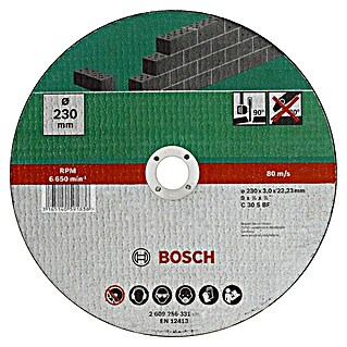 Bosch Trennscheibe (Geeignet für: Stein, Durchmesser Scheibe: 230 mm, Stärke Scheibe: 3 mm)