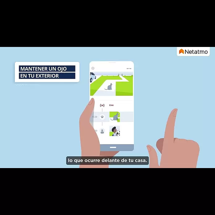 Netatmo Cámara de vigilancia Welcome - Marrón, Ángulo de detección: 130 ° - Ecosistema cámaras
