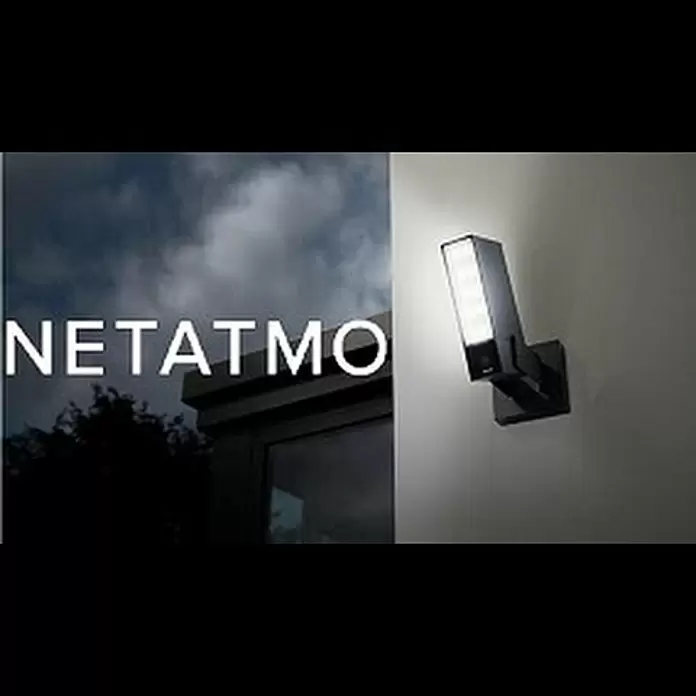 Netatmo Cámara de vigilancia Inteligente - Negro, Ángulo de detección: 100 °, Alcance de detección: 15 m - Cámara inteligente