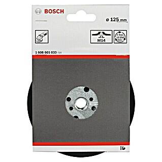 Bosch Professional Gummi-Stützteller M14 (Durchmesser: 125 mm, M14 Gewinde)