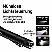 GP LED-Taschenlampe C33 (Batteriebetrieben, Schwarz, 30 lm - 150 lm - 180 lm) | BAUHAUS