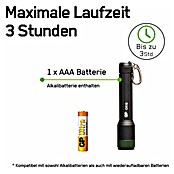 GP LED-Taschenlampe CK12 (Batteriebetrieben, Schwarz/Grün, 20 lm) | BAUHAUS